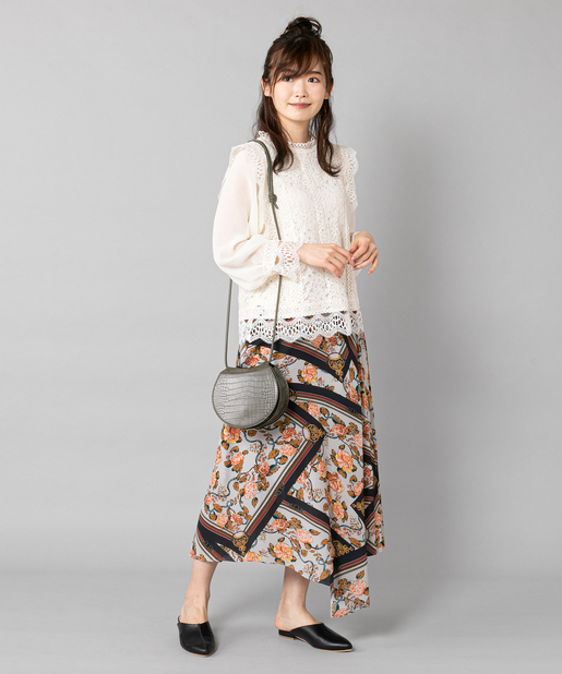 ‪‪❤︎‬ページ swing by ハート刺繍ニット/Green Parks（グリーン パークス）の