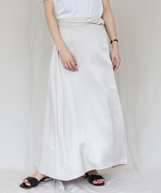 新品タグ付 CAPRICIEUX LEMAGE ロングスカート ロング CAPRICIEUX LEMAGE スリット レイヤードスカート 黒 ロング