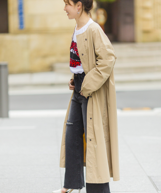 トレンチ風ワンピコート Mona Belinda モナ ベリンダ レディース Pal Closet パルクローゼット パルグループ公式ファッション通販サイト