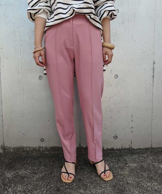 テーパードセンタープレスパンツ Omekashi オメカシ レディース Pal Closet パルクローゼット パルグループ公式ファッション通販サイト