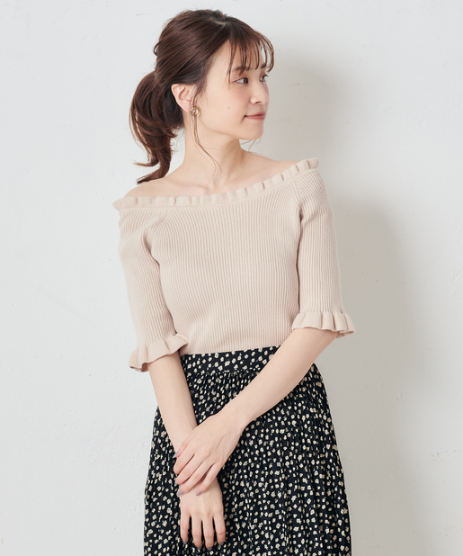 Web限定 フリフリオフショルダーニット One After Another Nice Claup ワンアフターアナザー ナイスクラップ レディース Pal Closet パルクローゼット パルグループ公式ファッション通販サイト Web限定 フリフリオフショルダーニット One After Another Nice Claup ワンアフターアナザー ナイスクラップ レディース Pal Closet パルクローゼット パルグループ公式ファッション通販サイト