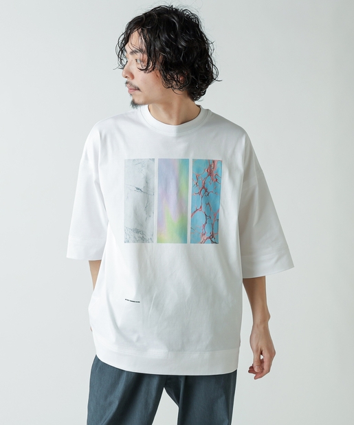 キタニタツヤ 値下げ 目オーロラデザイン Tシャツ L