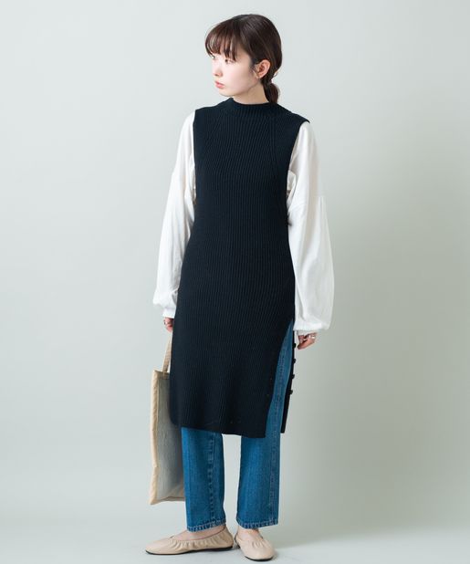 Kastane リブニットロングベストset Outlet アウトレット レディース Pal Closet パルクローゼット パルグループ公式ファッション通販サイト