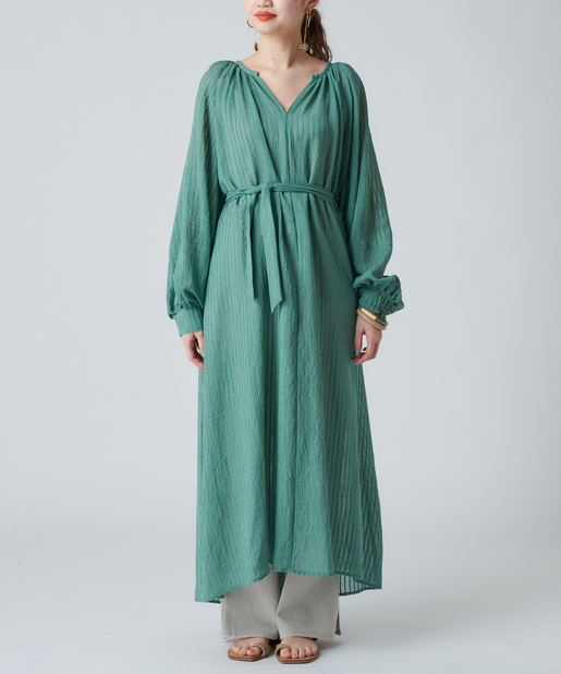 シアーストライプバックシャンワンピース Mystic ミスティック レディース Pal Closet パルクローゼット パルグループ公式ファッション通販サイト