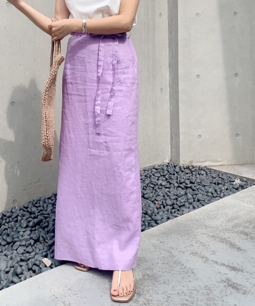 ベルテッドリネンタイトマキシスカート Shenery シーナリー レディース Pal Closet パルクローゼット パルグループ公式ファッション通販サイト