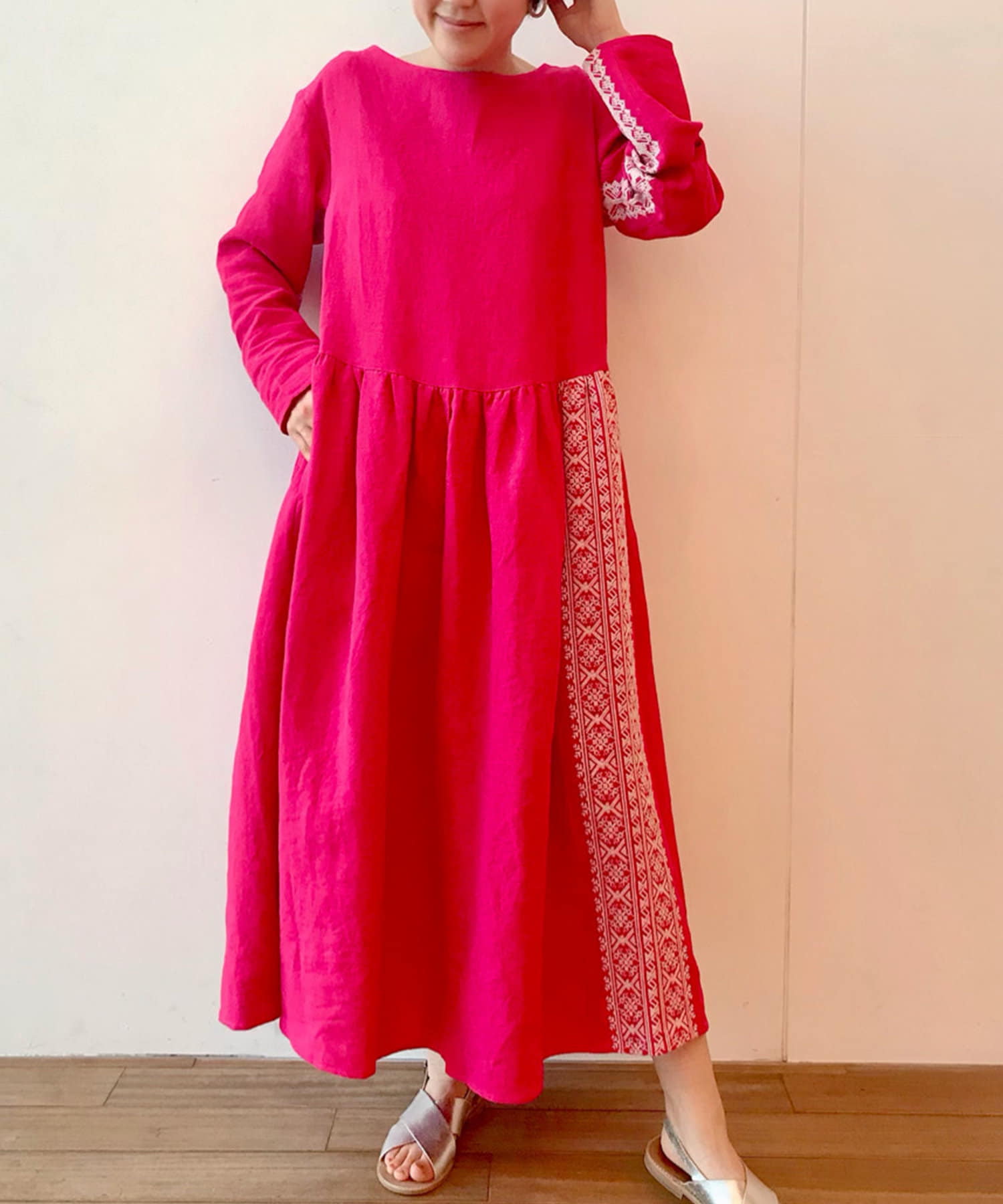 カラフル刺繍ワンピース Beardsley ビアズリー レディース Pal Closet パルクローゼット パルグループ公式ファッション通販サイト