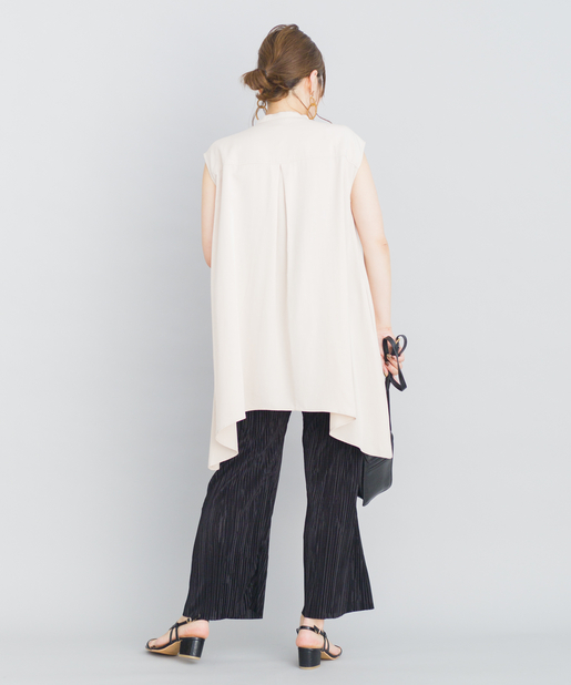 女性らしいデザイントップス ミニメタルボタンフレンチスリーブシャツ Prose Verse プロズヴェール レディース Pal Closet パルクローゼット パルグループ公式ファッション通販サイト