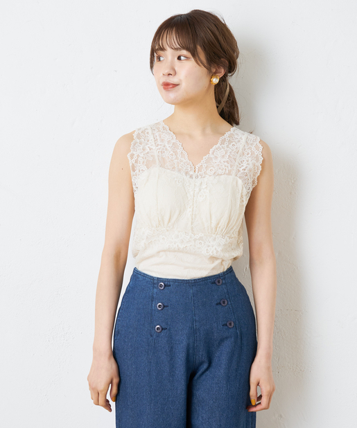 カップ付きレースインナー Nice Claup Outlet ナイスクラップ アウトレット レディース Pal Closet パルクローゼット パルグループ公式ファッション通販サイト