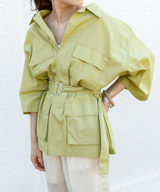 ベルト付サファリシャツ Mystic ミスティック レディース Pal Closet パルクローゼット パルグループ公式ファッション 通販サイト