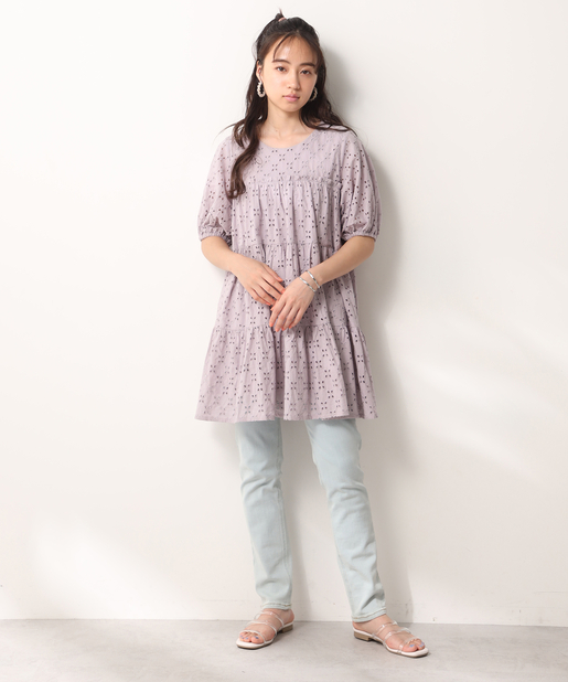 Web限定 コットンレースチュニック One After Another Nice Claup ワンアフターアナザー ナイスクラップ レディース Pal Closet パルクローゼット パルグループ公式ファッション通販サイト