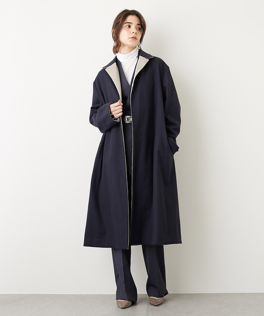 Seya リバーシブルコート Whim Gazette ウィム ガゼット レディース Pal Closet パルクローゼット パルグループ公式ファッション通販サイト