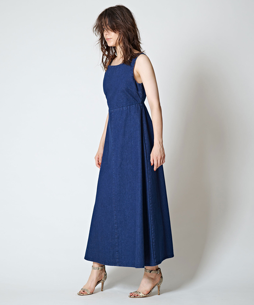 目玉 送料無料 Whim Gazette ウィムガゼット ノースリーブ ラップワンピース サイズ Free ワンピース ブランド古着バズストア 公式の Www Basakdeterjan Com