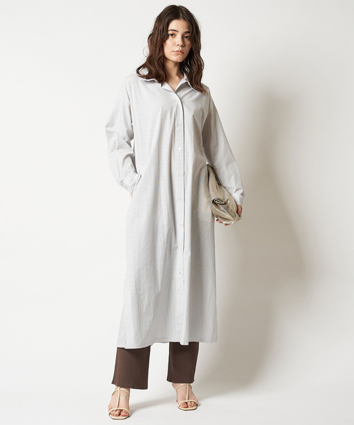 Gemini スタンドカラーシャツワンピース Whim Gazette ウィム ガゼット レディース Pal Closet パルクローゼット パルグループ公式ファッション通販サイト