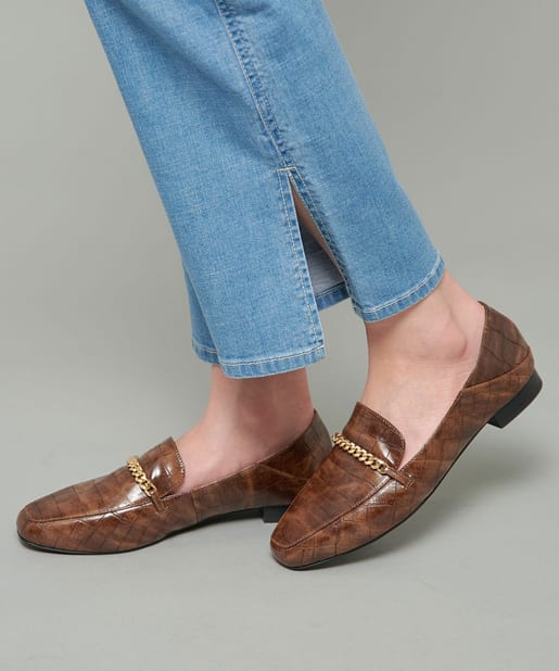 un dix cors(アンディコール) 【万能定番アイテム】ビット付2WAYローファー