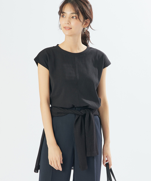 un dix cors(アンディコール) ここでしか手に入らない！【WEB限定】リブノースリブカットソー