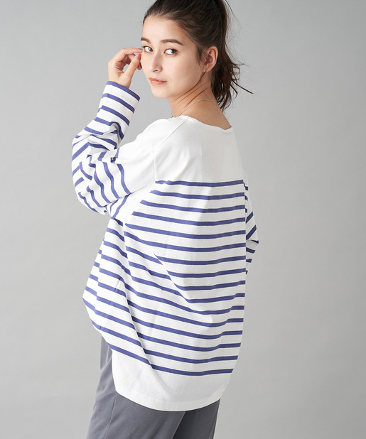 洗える Le Minor ルミノア ボーダーカットソー La Boutique Bonbon ラブティックボンボン レディース Pal Closet パルクローゼット パルグループ公式ファッション通販サイト