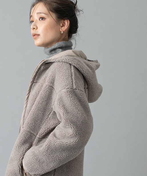 un dix cors(アンディコール) 【マストアイテム】シープボアフードコート