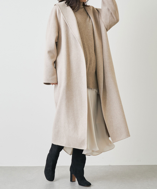 カシミヤリバーコート Whim Gazette ウィム ガゼット レディース Pal Closet パルクローゼット パルグループ公式ファッション通販サイト