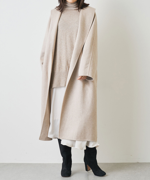 カシミヤリバーコート Whim Gazette ウィム ガゼット レディース Pal Closet パルクローゼット パルグループ公式ファッション通販サイト