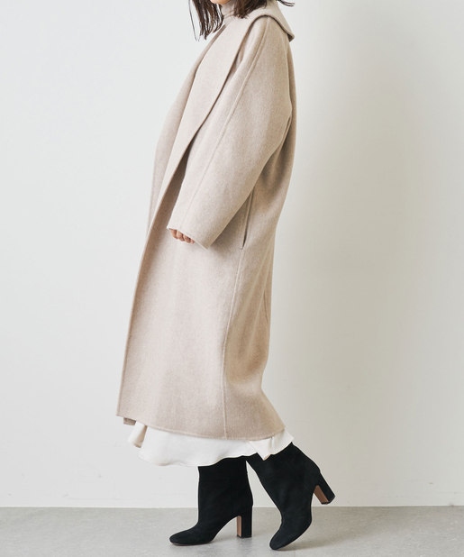 カシミヤリバーコート Whim Gazette ウィム ガゼット レディース Pal Closet パルクローゼット パルグループ公式ファッション通販サイト