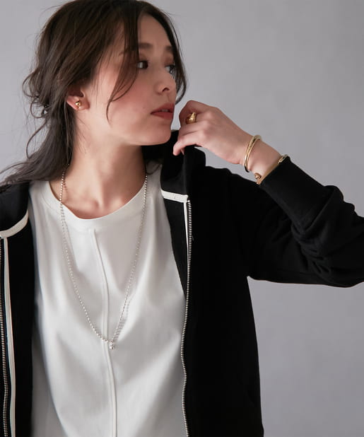 un dix cors(アンディコール) 【《定番人気》ORCIVAL（オーシバル）・手洗い可】フードジップパーカー