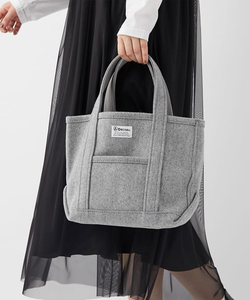 定番人気 Orcival オーシバル メルトントートバッグ Un Dix Cors アンディコール レディース Pal Closet パルクローゼット パルグループ公式ファッション通販サイト