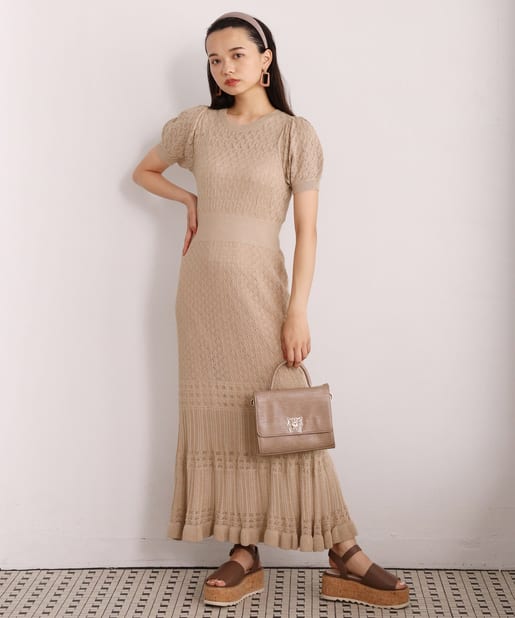 サマーニットロングワンピース One After Another Nice Claup ワンアフターアナザー ナイスクラップ レディース Pal Closet パルクローゼット パルグループ公式ファッション通販サイト