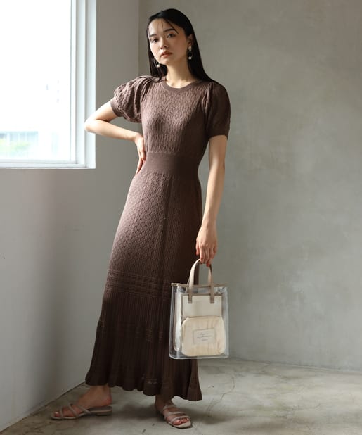 サマーニットロングワンピース One After Another Nice Claup ワンアフターアナザー ナイスクラップ レディース Pal Closet パルクローゼット パルグループ公式ファッション通販サイト