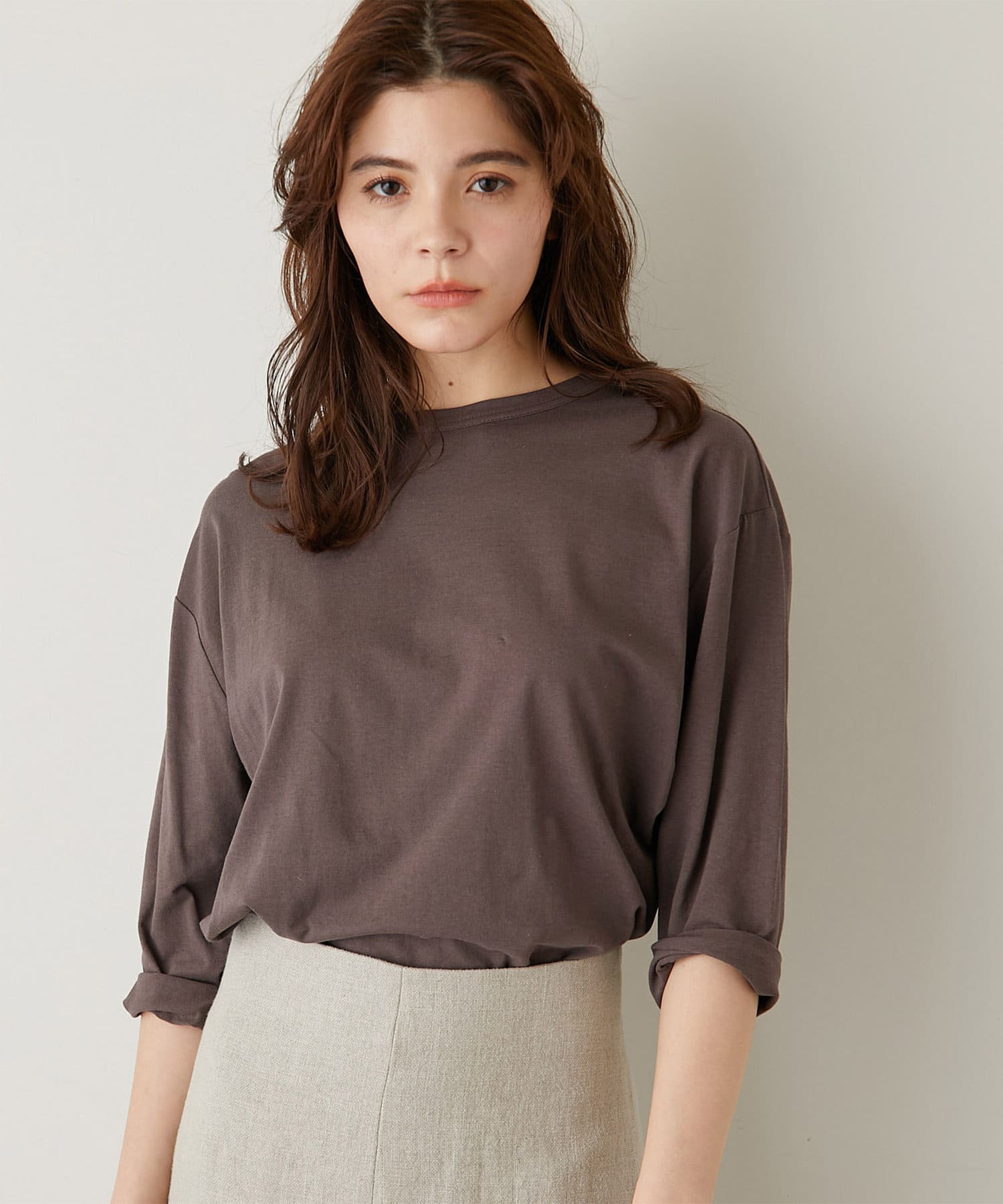 スーピマリネンドライ天竺tシャツ Whim Gazette ウィム ガゼット レディース Pal Closet パルクローゼット パルグループ公式ファッション通販サイト