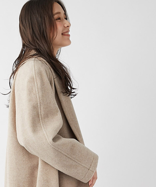 un dix cors(アンディコール) 【《ストレスフリーな着心地》NICO.（ニコ）】ライトメルトンコート