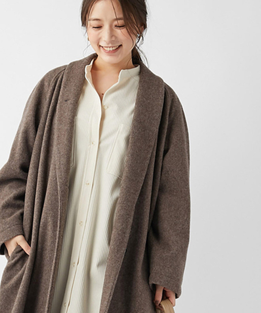 un dix cors(アンディコール) 【《ストレスフリーな着心地》NICO.（ニコ）】ライトメルトンコート