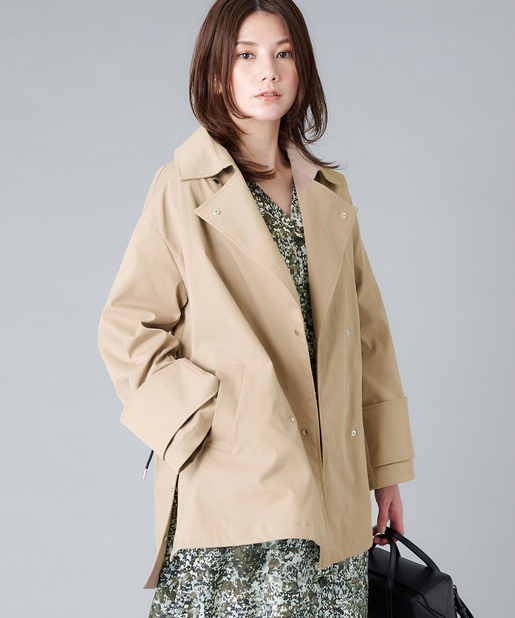 着回し力抜群 ショートトレンチコート Un Dix Cors アンディコール レディース Pal Closet パルクローゼット パルグループ公式ファッション通販サイト