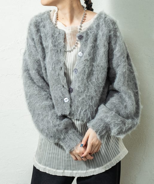 モヘアライクニットカーディガン Mystic ミスティック レディース Pal Closet パルクローゼット パルグループ公式ファッション通販サイト