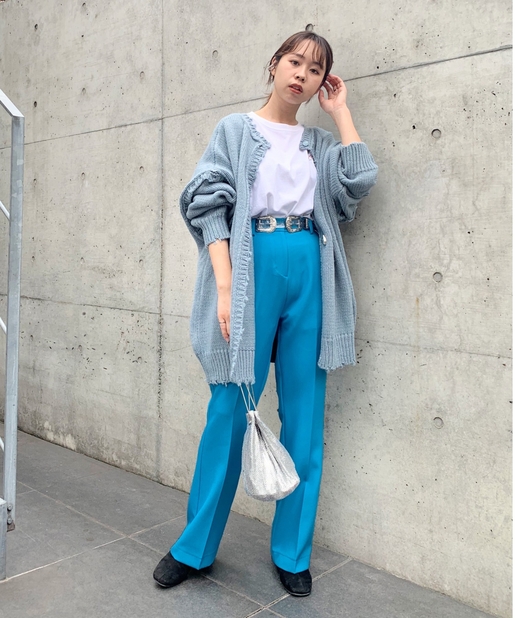 WHO’S WHO gallery(フーズフーギャラリー) ダブルバックルムラ染めベルト