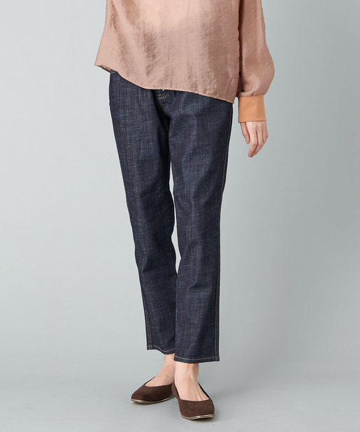 un dix cors(アンディコール) 【洗える】イージーテーパードデニム