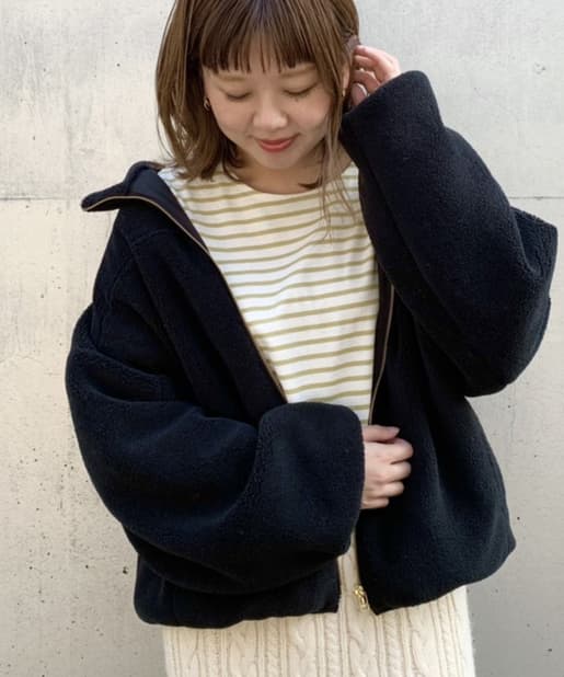 ◇あべの店◇女性らしさUP！ボアブルゾン♡ - DISCOAT(ディスコート 