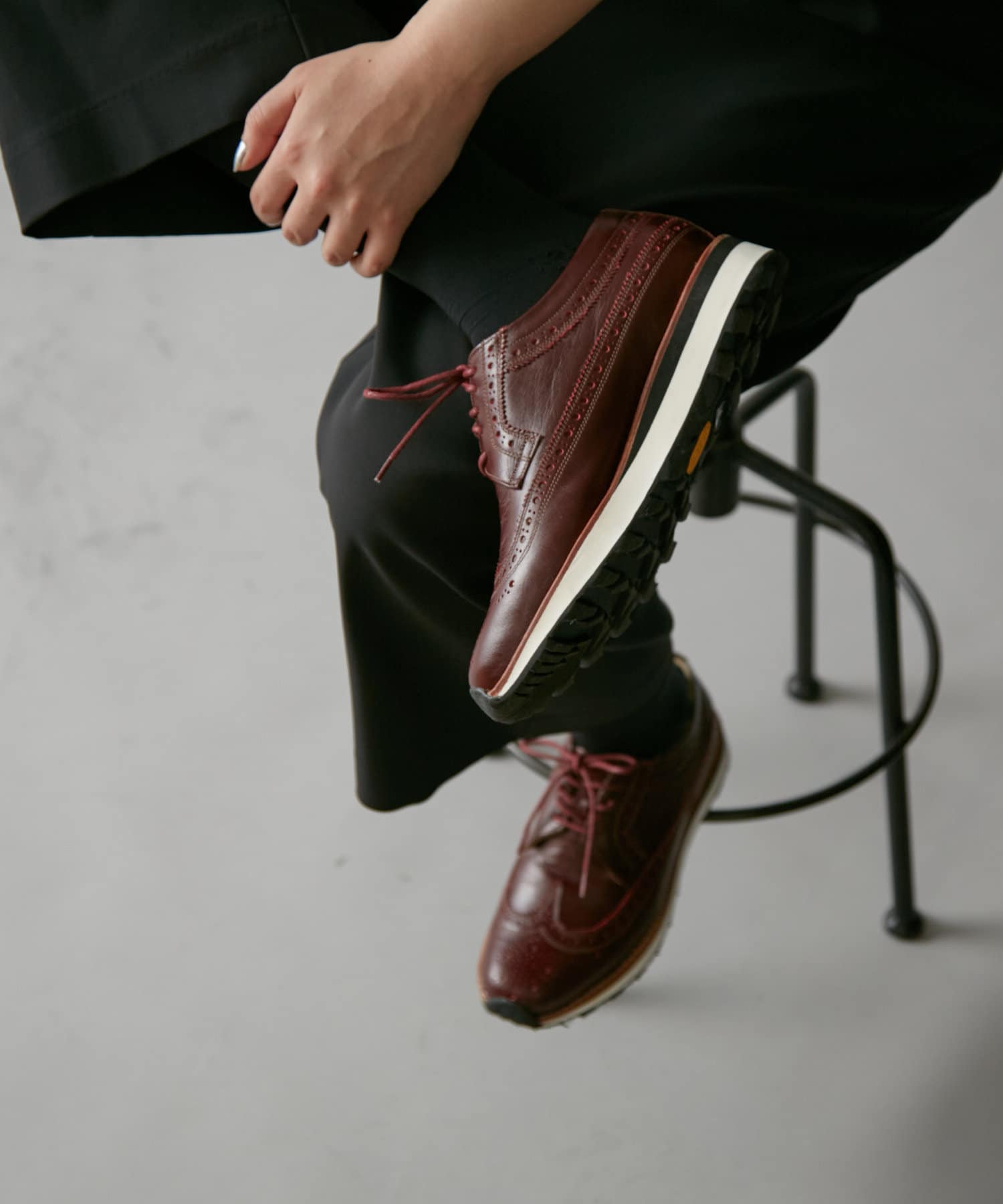 Web限定 London Brown ロンドンブラウン ウイングチップスニーカー Ear Papillonner イア パピヨネ レディース Pal Closet パルクローゼット パルグループ公式ファッション通販サイト