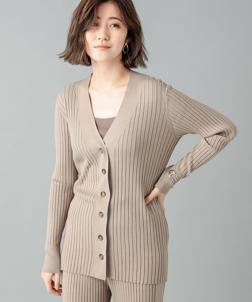 リヴドロワ　カーディガン RIVE DROITE（リヴドロワ） カーディガン 「大人のこなれ感」ZIPニット