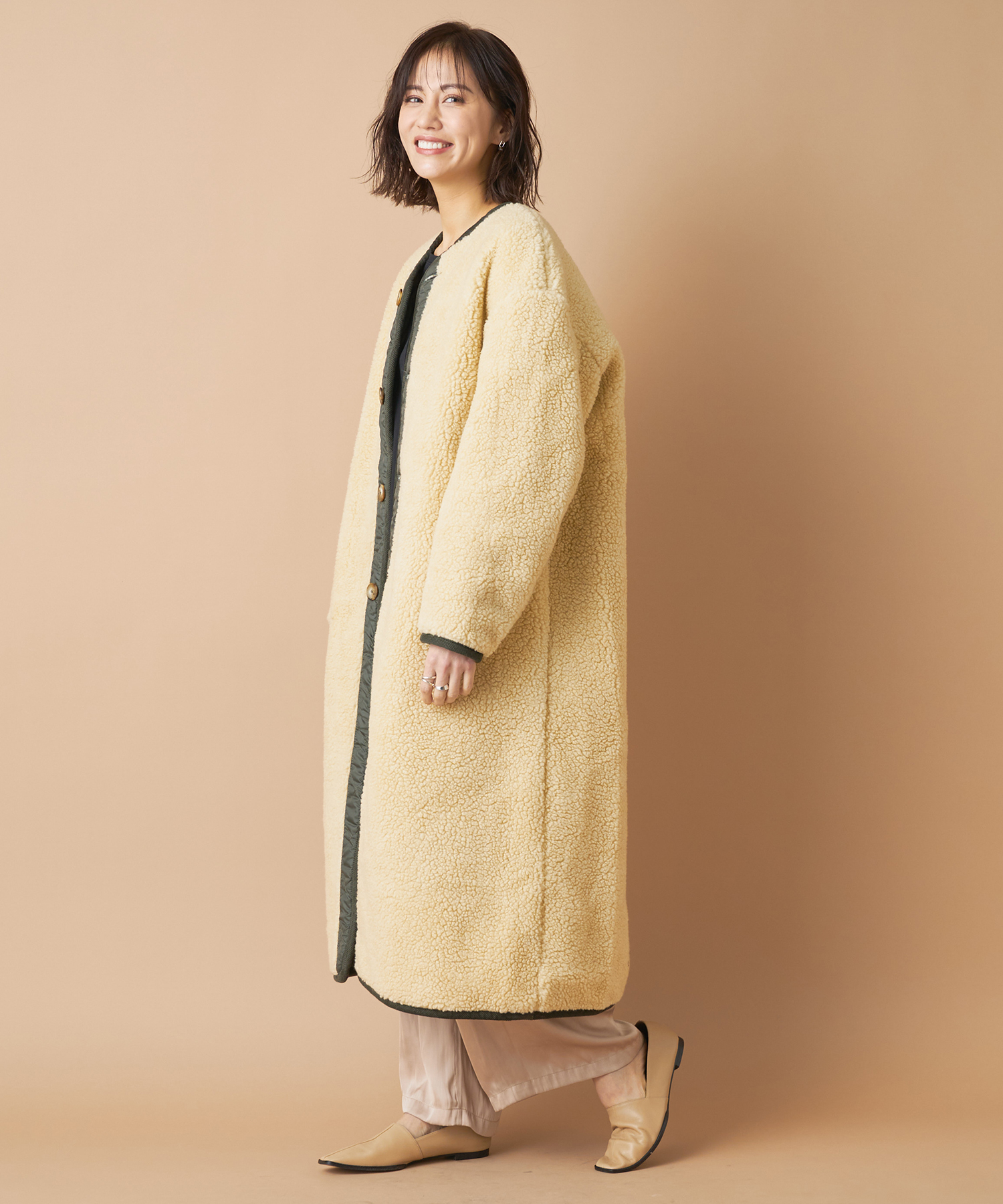 un dix cors(アンディコール) 【《今季マストアイテム》LAVENHAM(ラベンハム)】SHERPA コート