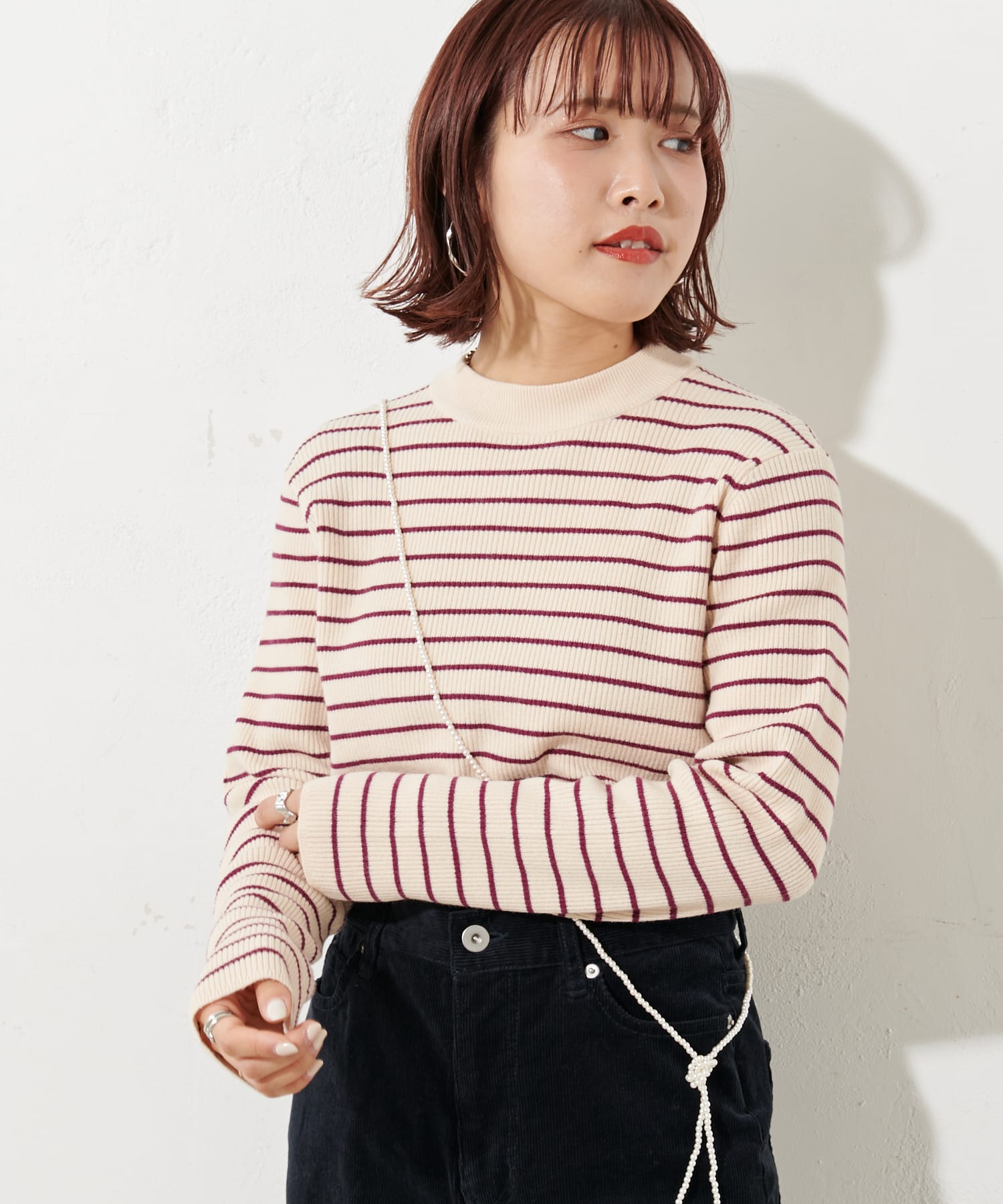 抗菌防臭 手洗い可 モチモチリブハイネックプルオーバー Discoat ディスコート レディース Pal Closet パルクローゼット パルグループ公式ファッション通販サイト