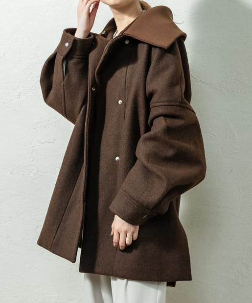 衿リブウール風ジャケットコート Mystic ミスティック レディース Pal Closet パルクローゼット パルグループ公式ファッション通販サイト