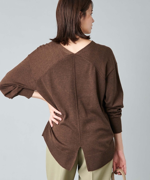 大人が着たいロゴアイテム 手洗い可 インターシャニット Un Dix Cors アンディコール レディース Pal Closet パルクローゼット パルグループ公式ファッション通販サイト