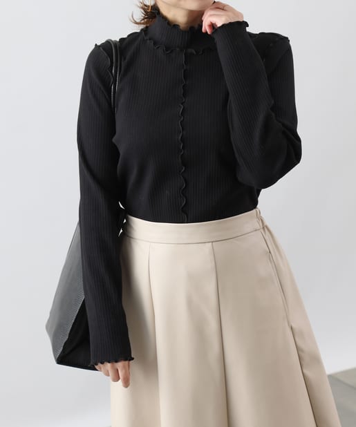 ランダムテレコリブメローリンキングハイネックロンt Colony 2139 コロニー トゥーワンスリーナイン レディース Pal Closet パルクローゼット パルグループ公式ファッション通販サイト