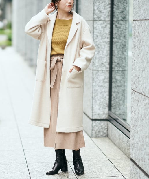羽織るだけでこなれ感アップ 圧縮ウールチェスターコート Chez Toi シェトワ レディース Pal Closet パルクローゼット パルグループ公式ファッション通販サイト