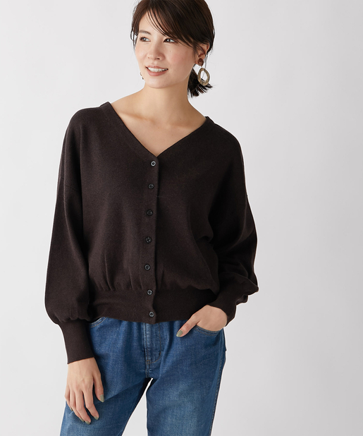 un dix cors(アンディコール) 【《定番のマストアイテム》手洗い可】2wayカーディガン