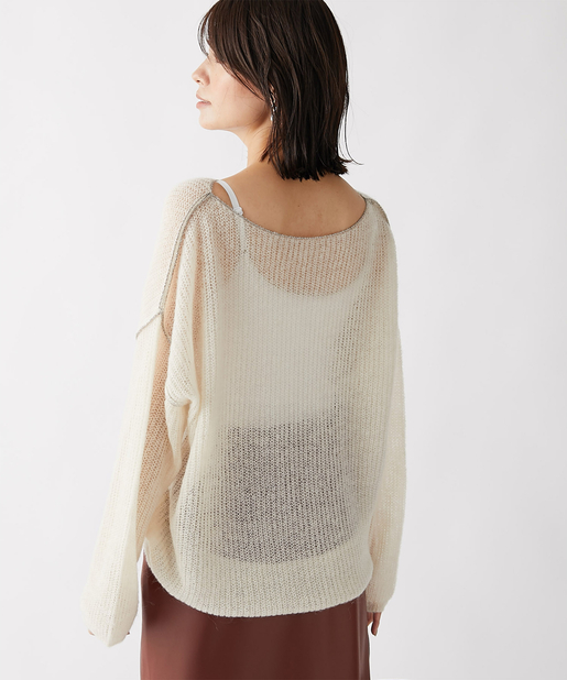 軽いエアリーな雰囲気 モヘアルーズニット Un Dix Cors アンディコール レディース Pal Closet パルクローゼット パルグループ公式ファッション通販サイト