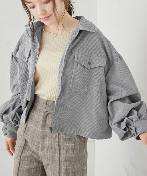 コーデュロイジップアップブルゾン Olive Des Olive オリーブ デ オリーブ レディース Pal Closet パルクローゼット パルグループ公式ファッション通販サイト
