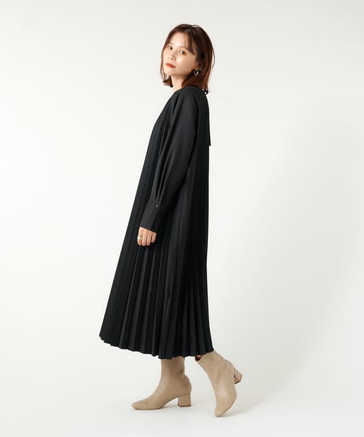 プリーツaラインワンピース Omekashi オメカシ レディース Pal Closet パルクローゼット パルグループ公式ファッション通販サイト