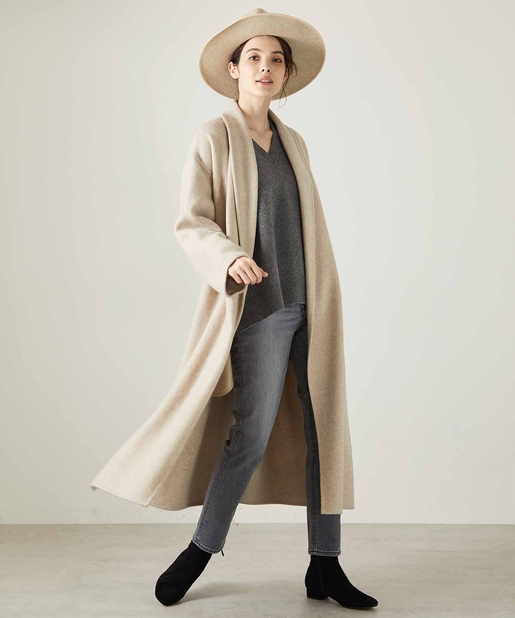 ベルト付ウールガウンコート Ouvrage Classe ウヴラージュクラス レディース Pal Closet パルクローゼット パルグループ公式ファッション通販サイト