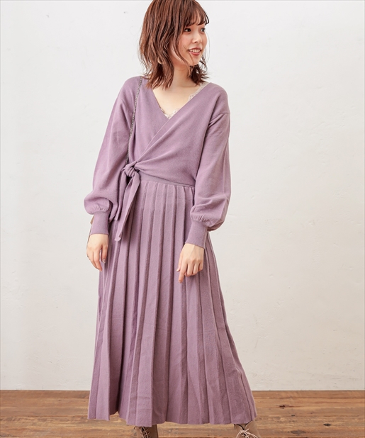 WEB限定】カシュクールリボンワンピース | natural couture(ナチュラル